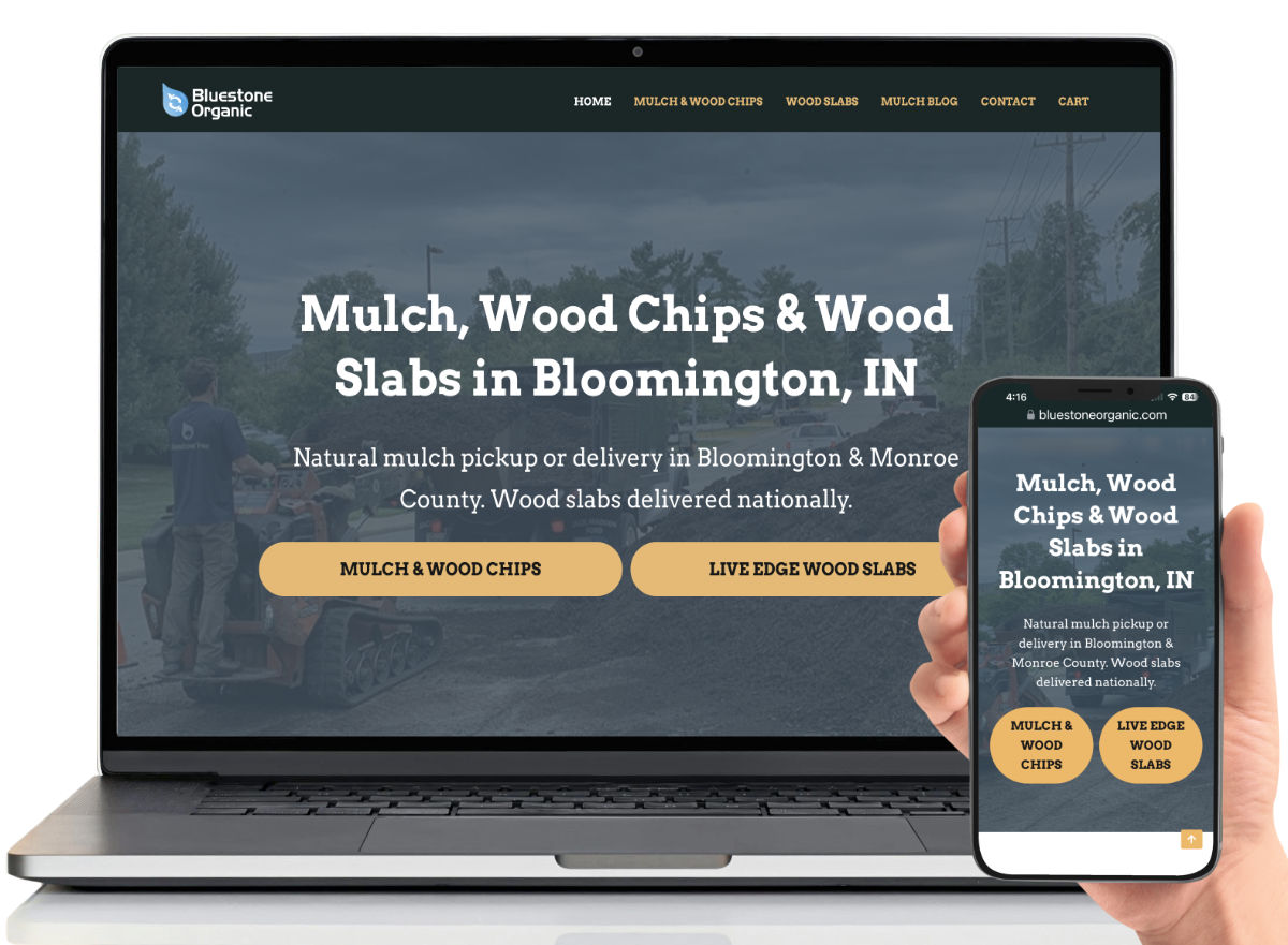 e-commerce website design for wood products